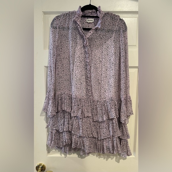 Zadig & Voltaire Dresses & Skirts - ZADIG & VOLTAIRE Lavendar dress with black design